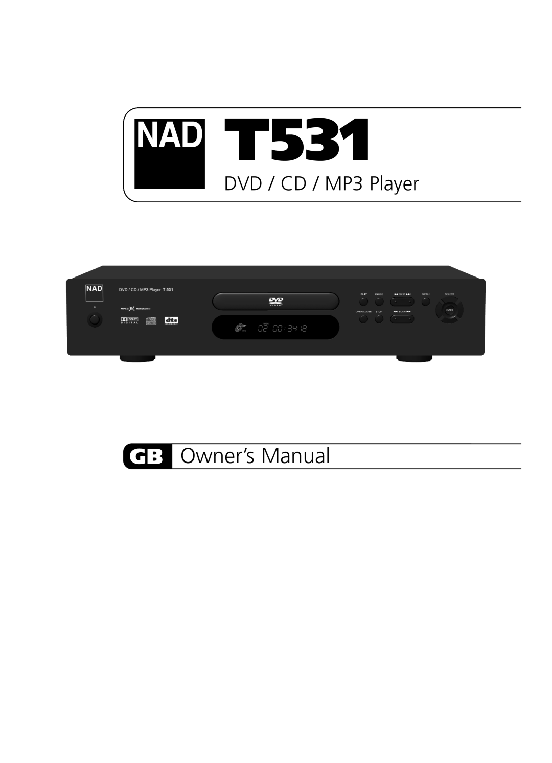 NAD T531 owner manual 