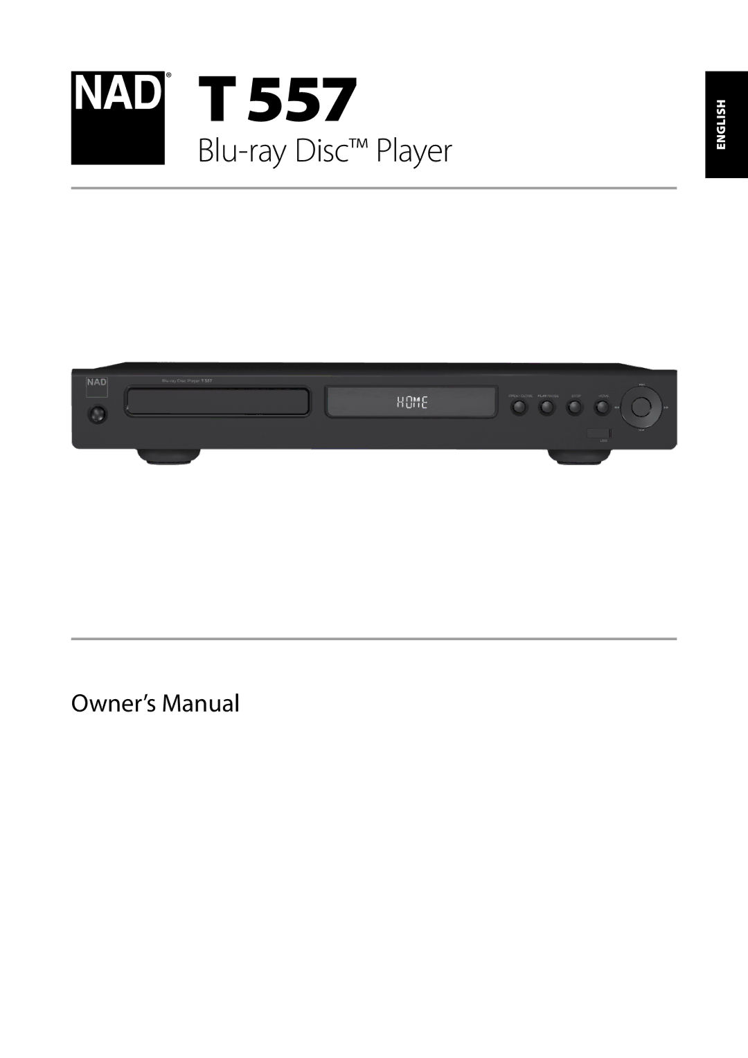 NAD T557 owner manual 