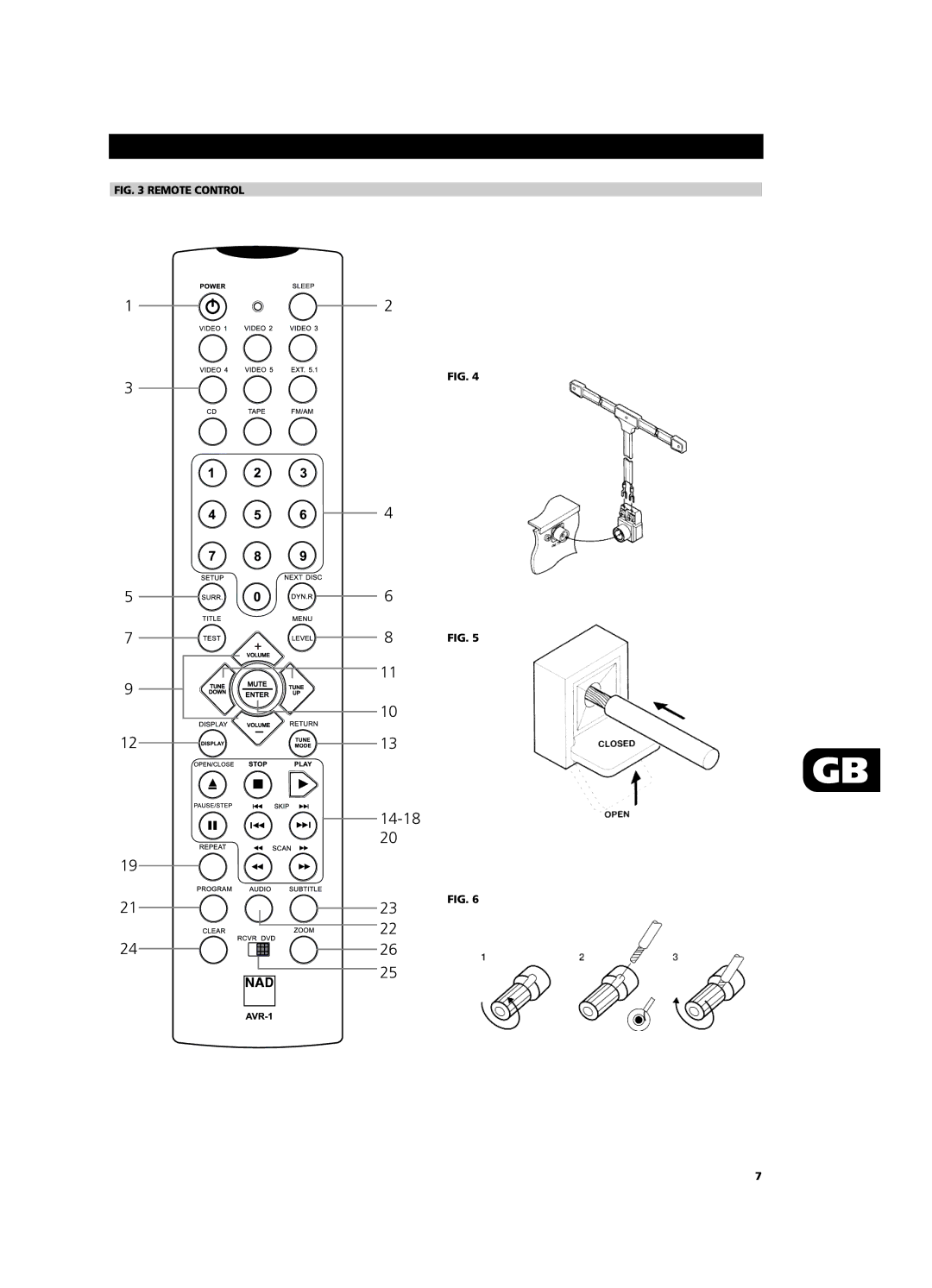 NAD T741 owner manual 14-18 