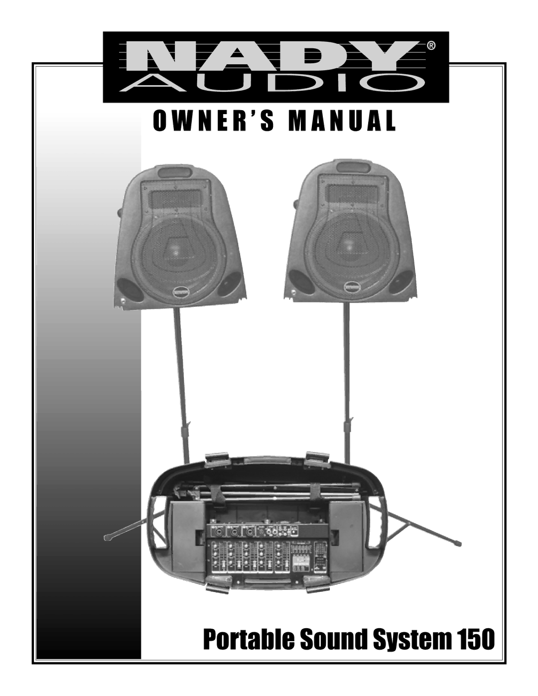 Nady Systems 150 owner manual Portable Sound System 