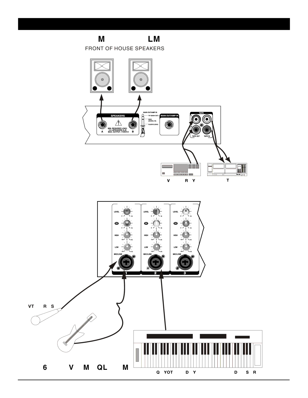 Nady Systems MPM 8175 owner manual Applications, Speakers 