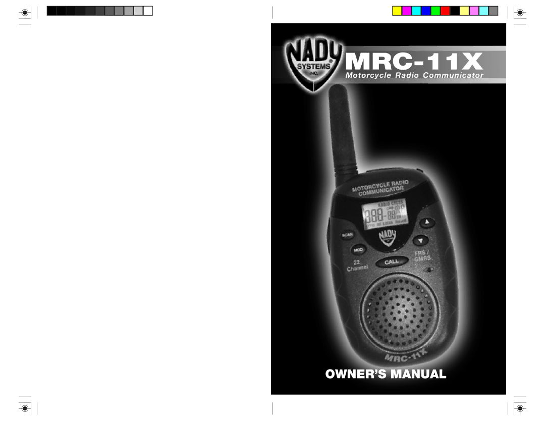 Nady Systems MRC-11X owner manual 