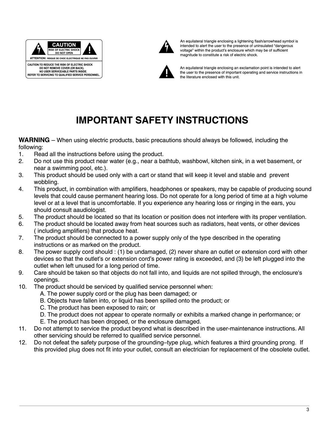 Nady Systems PCL815 manual 