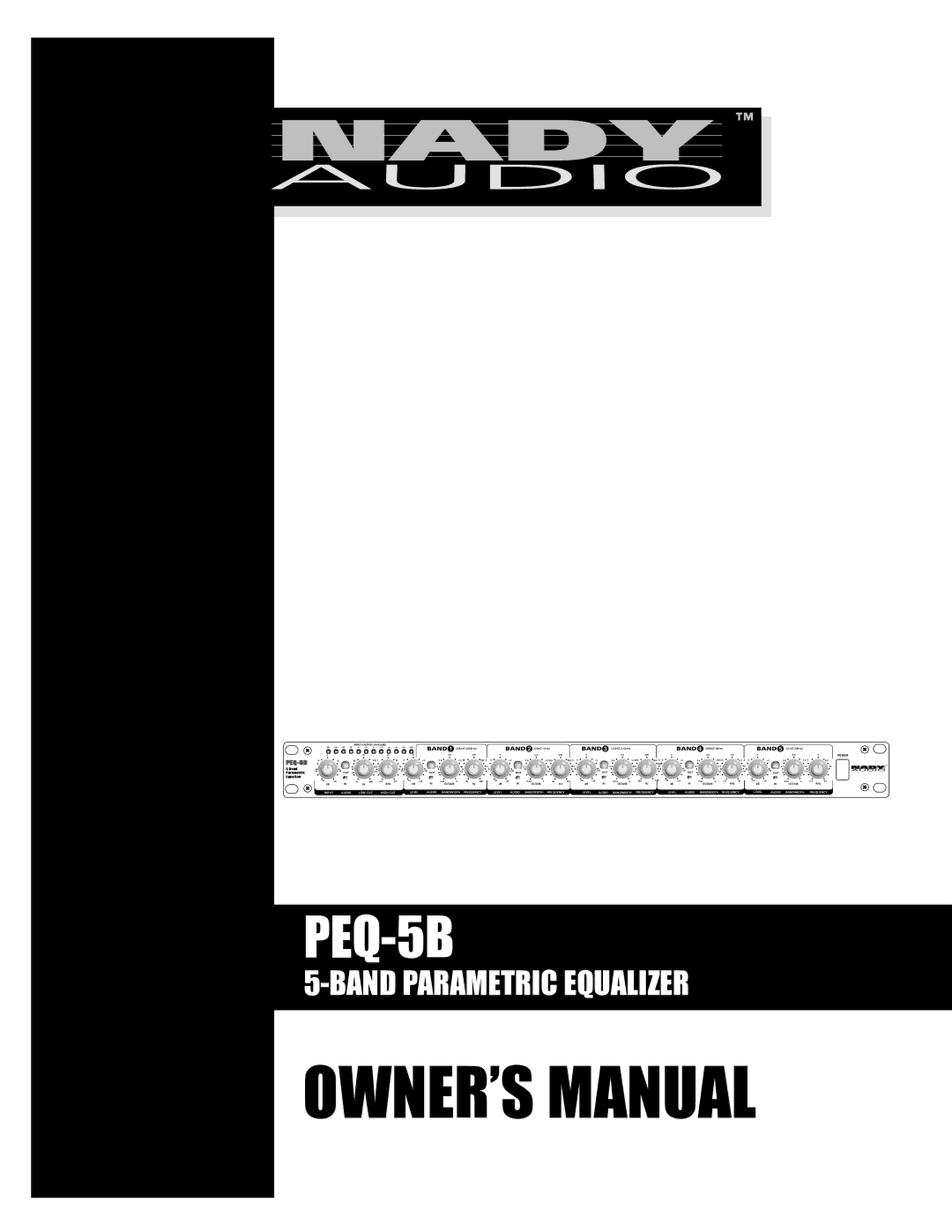 Nady Systems PEQ-5B owner manual 