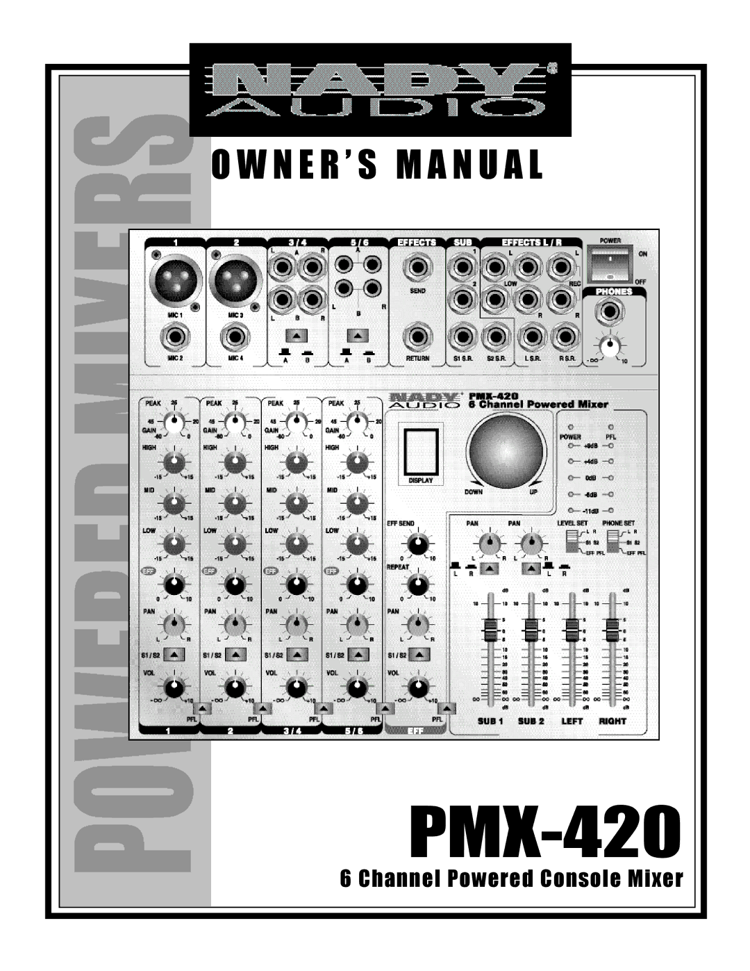 Nady Systems PMX-420 owner manual 