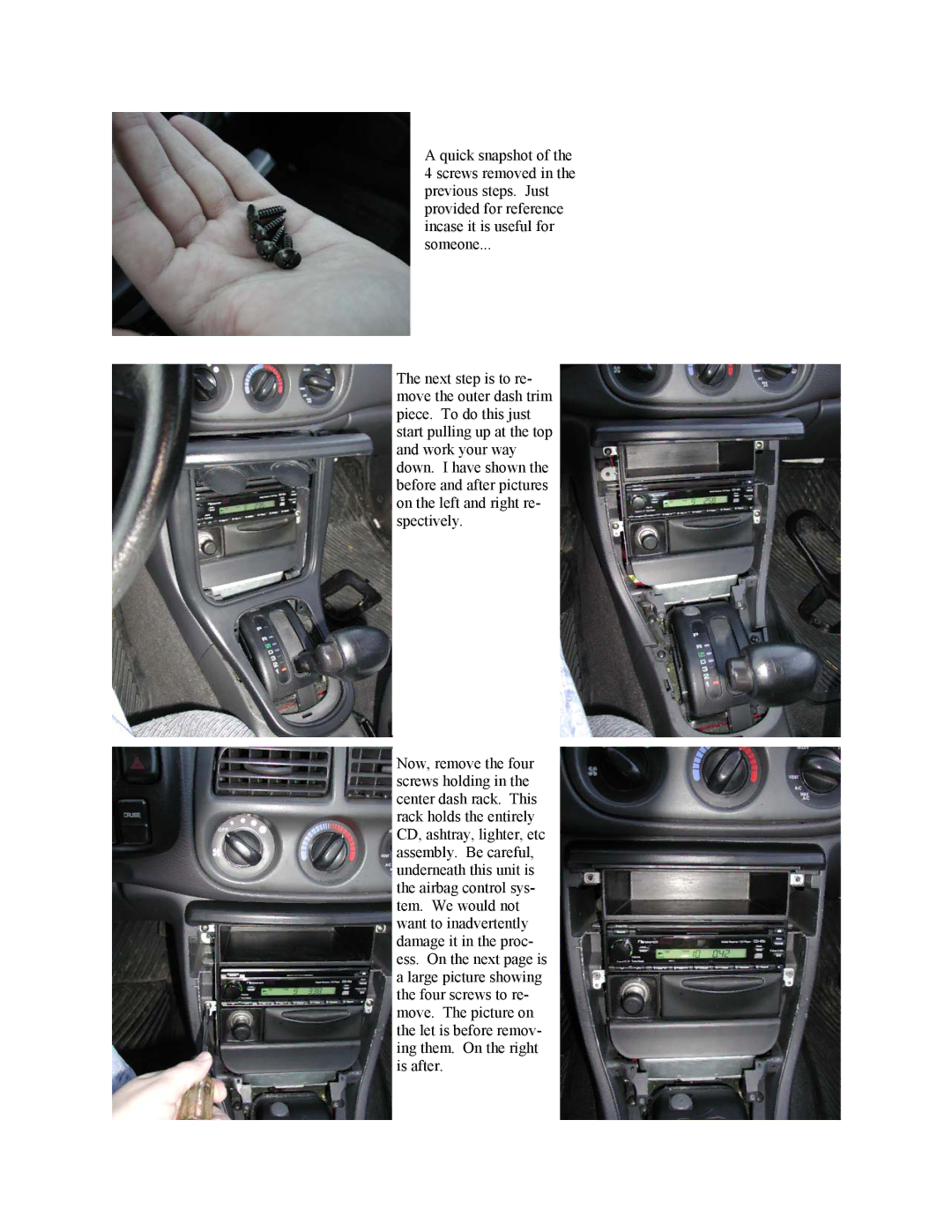 Nakamichi CD-45Z installation manual 