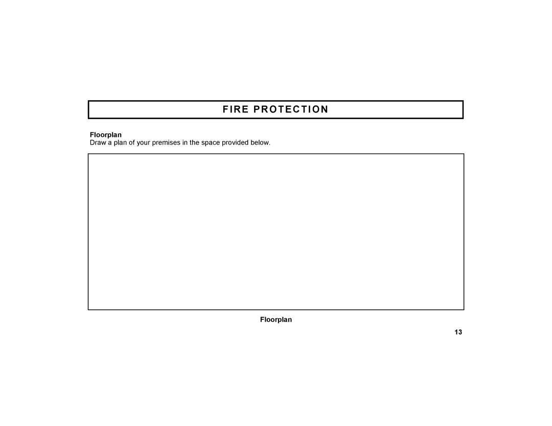 Napco Security Technologies GEM-DXK3 manual Floorplan 