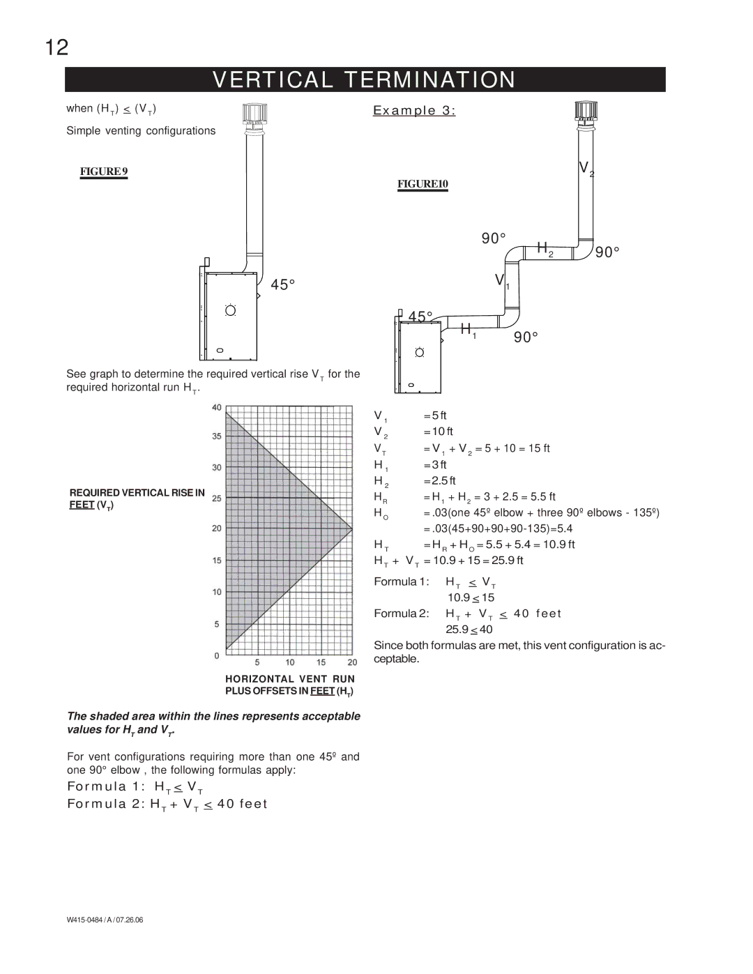 Napoleon Fireplaces B36DFP, B36DFN manual Vertical Termination 