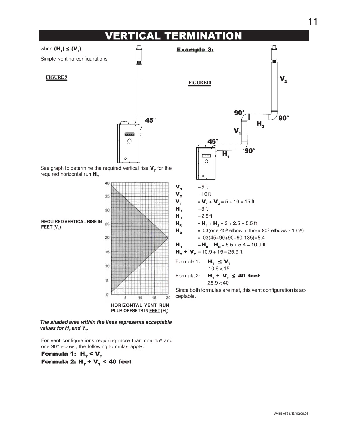 Napoleon Fireplaces BGD42P, BGD42N manual Vertical Termination 