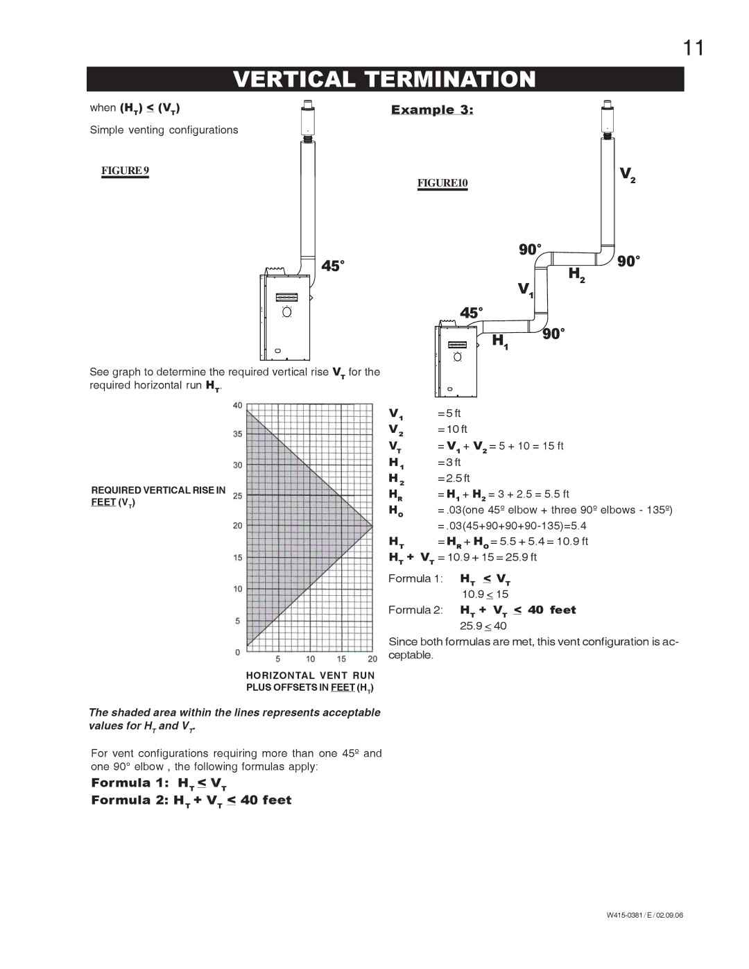 Napoleon Fireplaces BGD42P manual Vertical Termination 