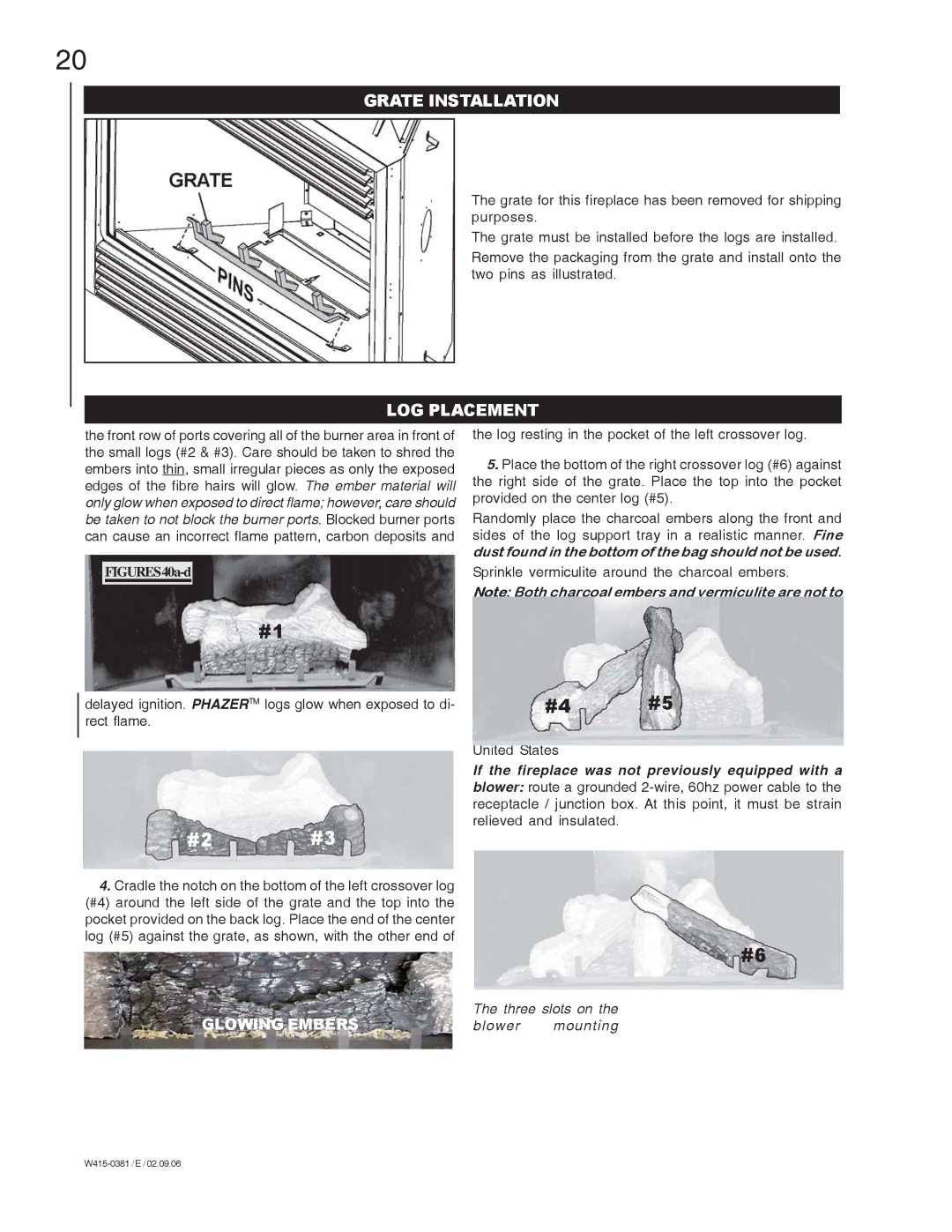 Napoleon Fireplaces BGD42P manual #2 #3 