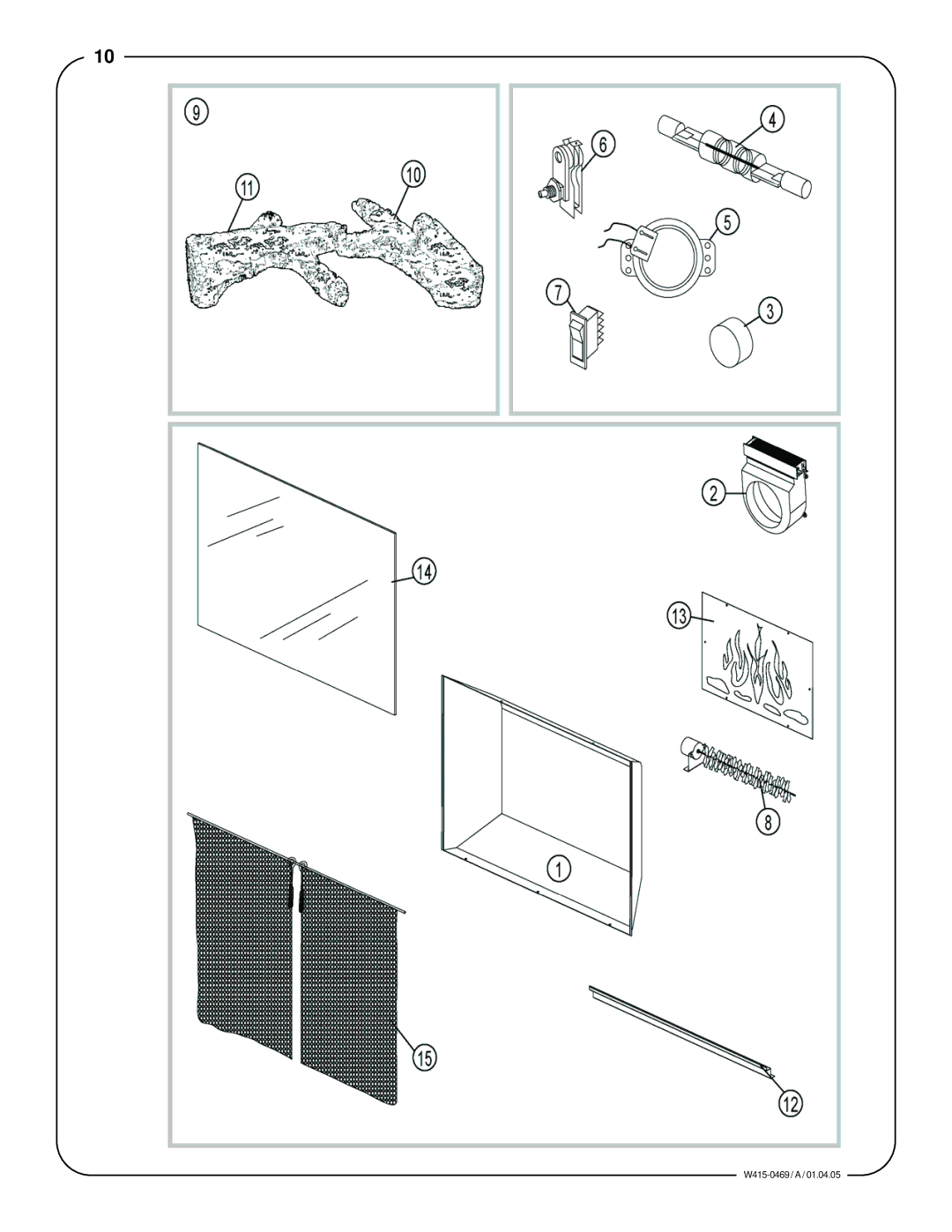 Napoleon Fireplaces EF31H manual W415-0469 / a 