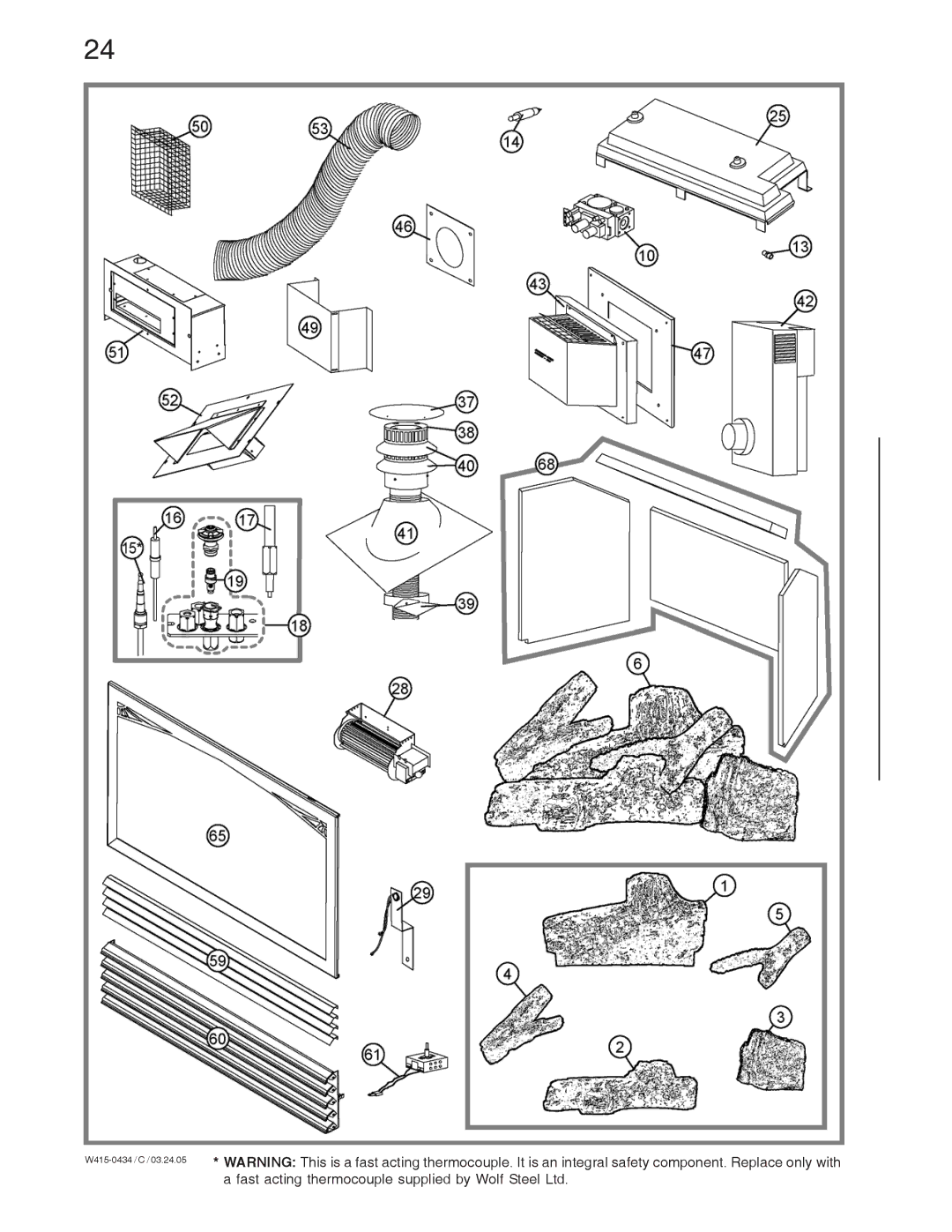 Napoleon Fireplaces GD70NT-S, GD70PT-S manual W415-0434 / C 