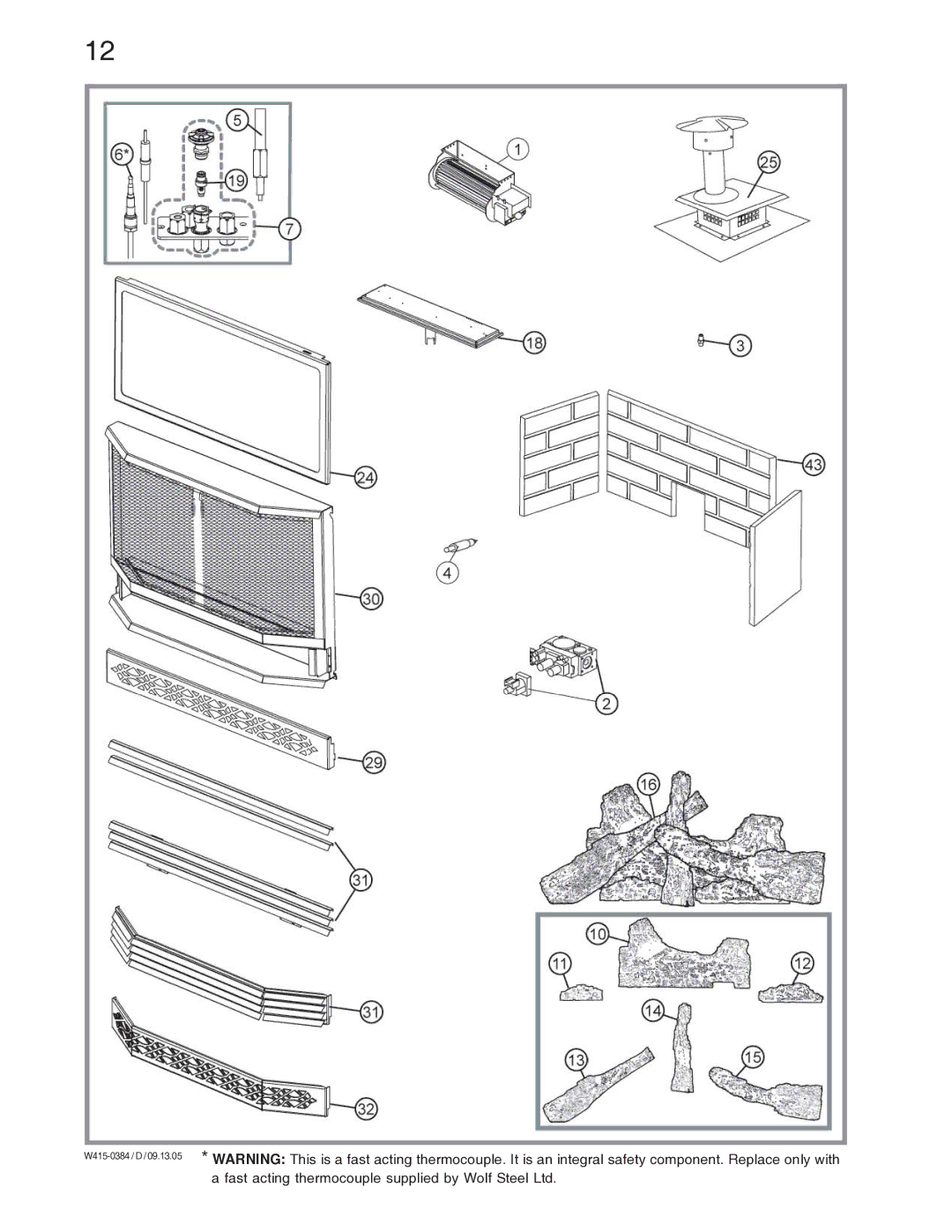 Napoleon Fireplaces GDI-30P, GDI-30N manual 