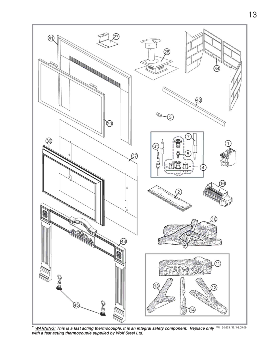 Napoleon Fireplaces GDIZC-N manual 