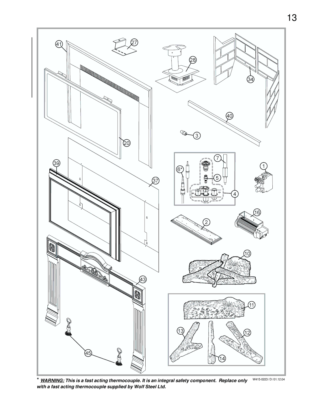 Napoleon Fireplaces GDIZC-N, GDIZC-P manual W415-0223 / D 