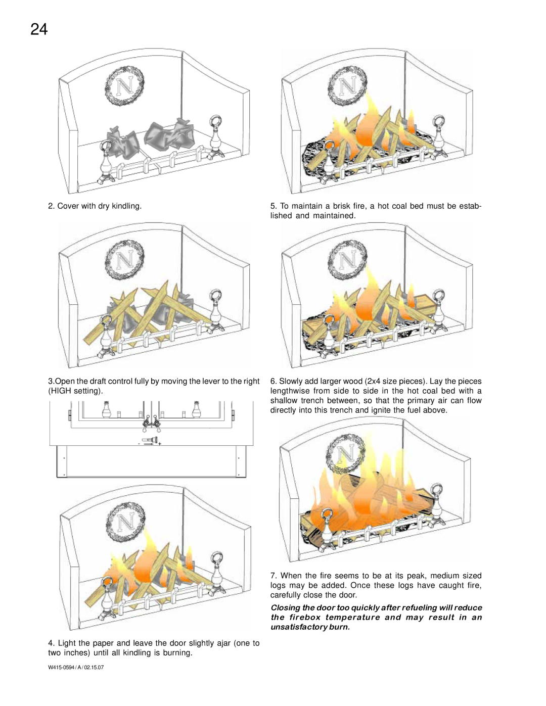 Napoleon Fireplaces NZ6000 manual W415-0594 / a 