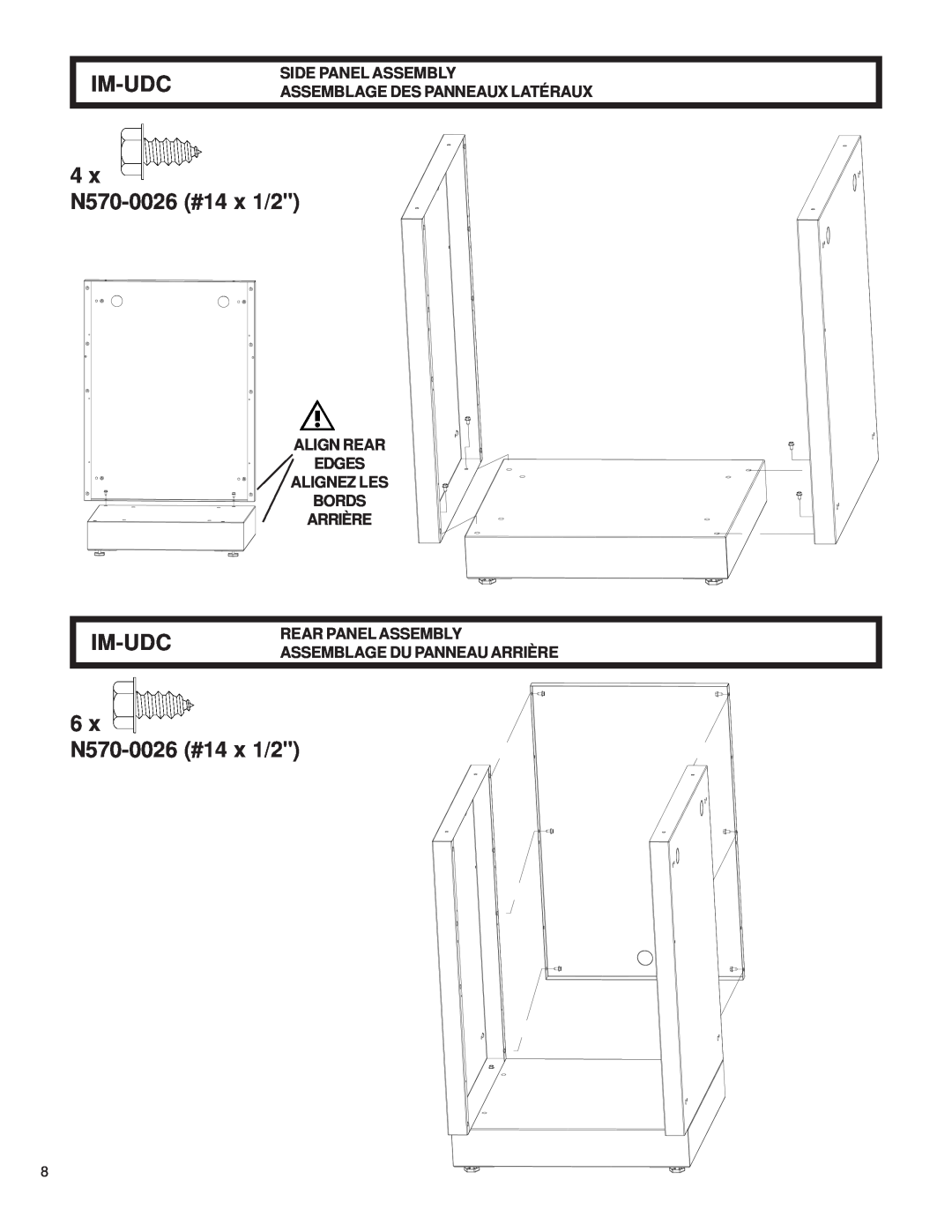 Napoleon Grills 204830-OS, 2032-OS Im-Udc, x N570-0026 #14 x 1/2, Side Panel Assembly Assemblage Des Panneaux Latéraux 