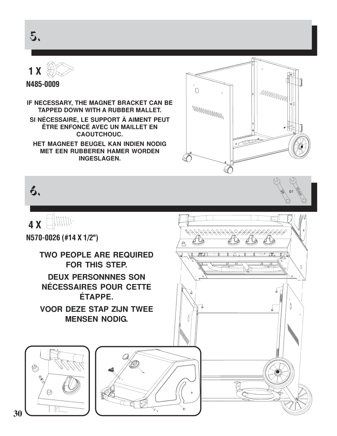 Napoleon Grills 308 manual N570-0026 #14 X 1/2 