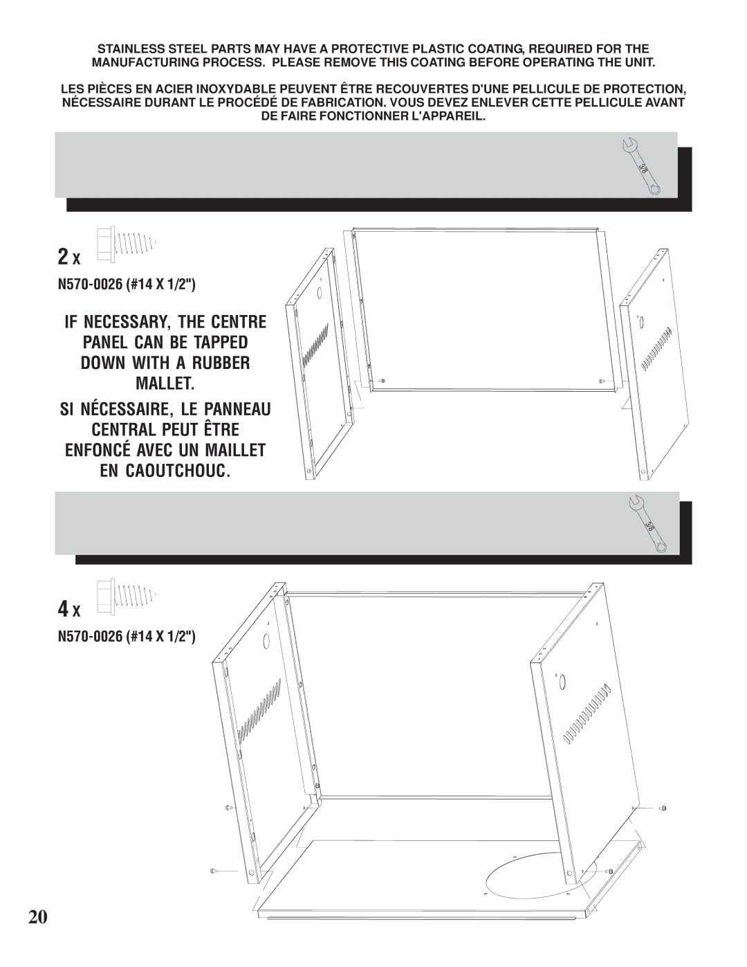 Napoleon Grills 600 manual N570-0026 #14 X 1/2 