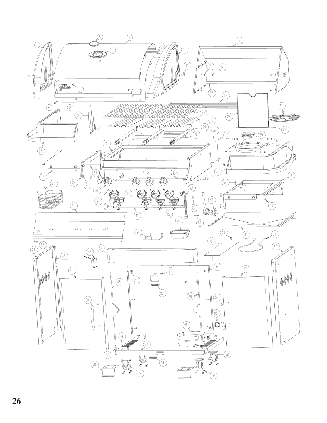 Napoleon Grills MIRAGE 485 operating instructions 