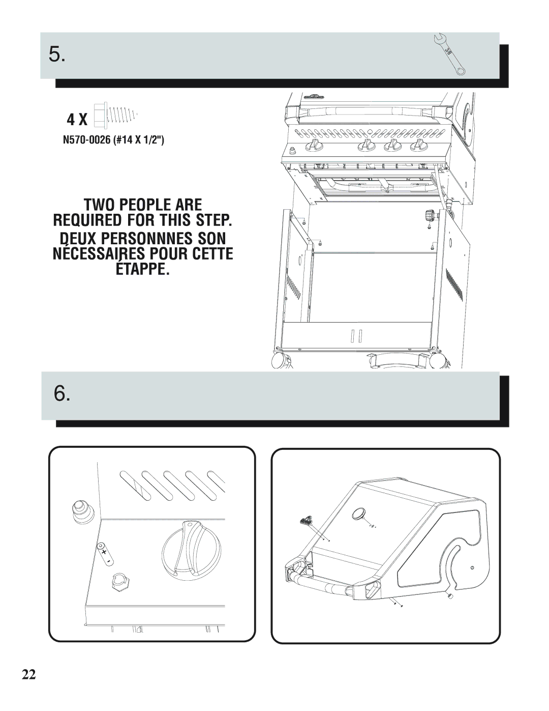 Napoleon Grills N415-0183 manual TWO People are 