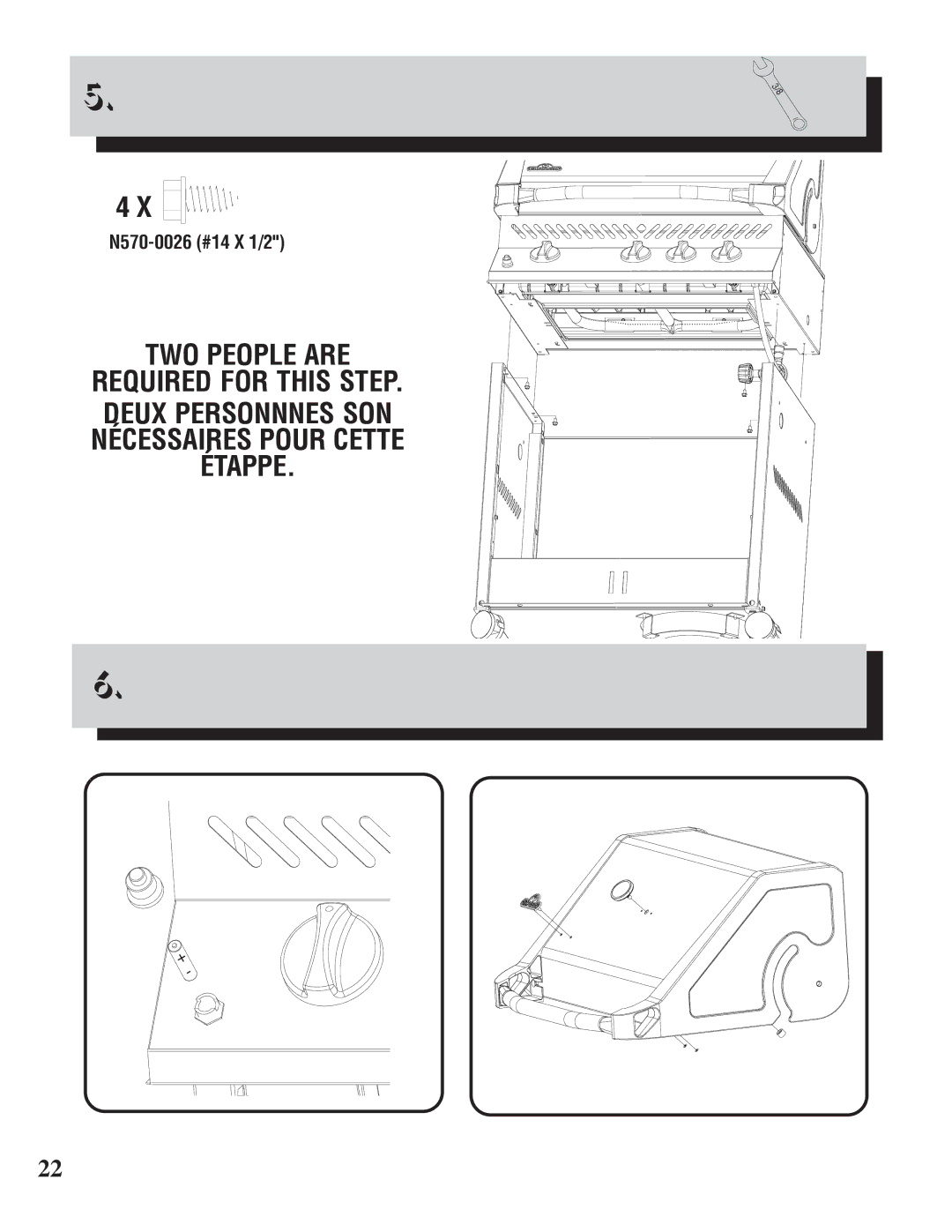 Napoleon Grills Prestige 450 manual TWO People are 