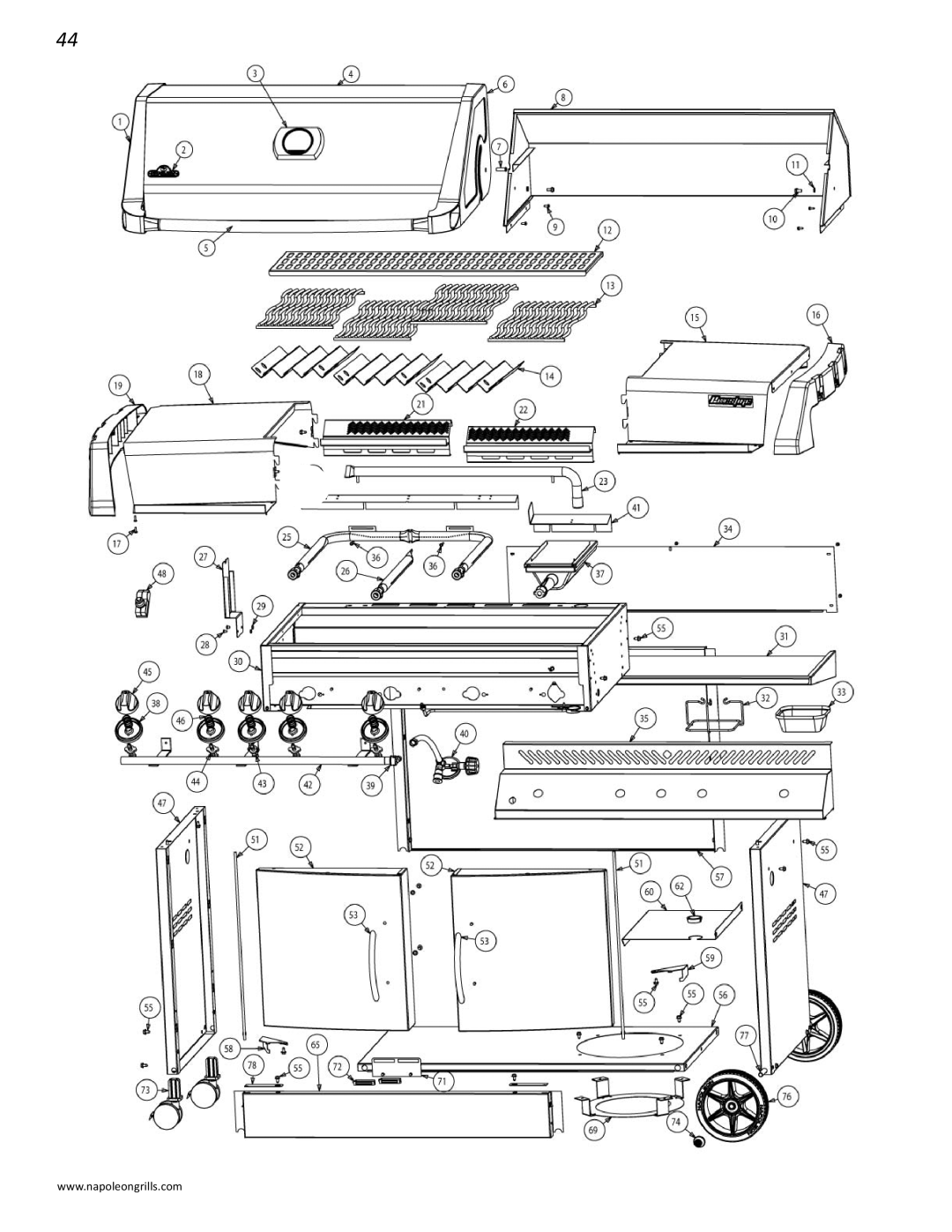 Napoleon Grills PRESTIGE II 600 manual 