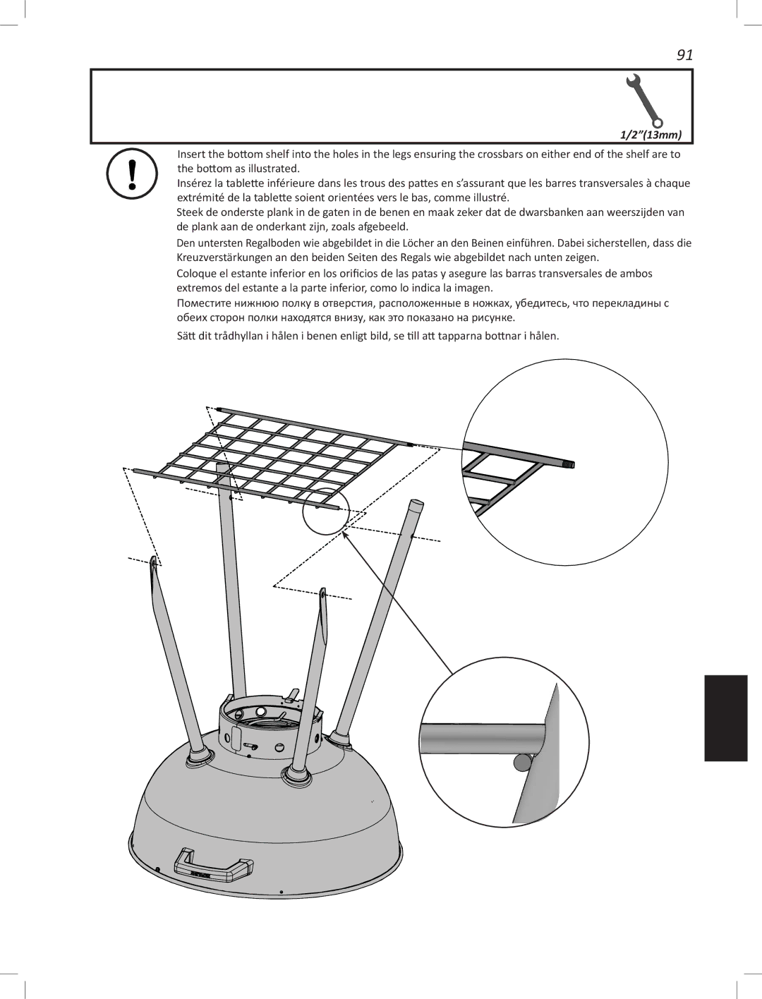 Napoleon Grills PRO22K-LEG manual 213mm 