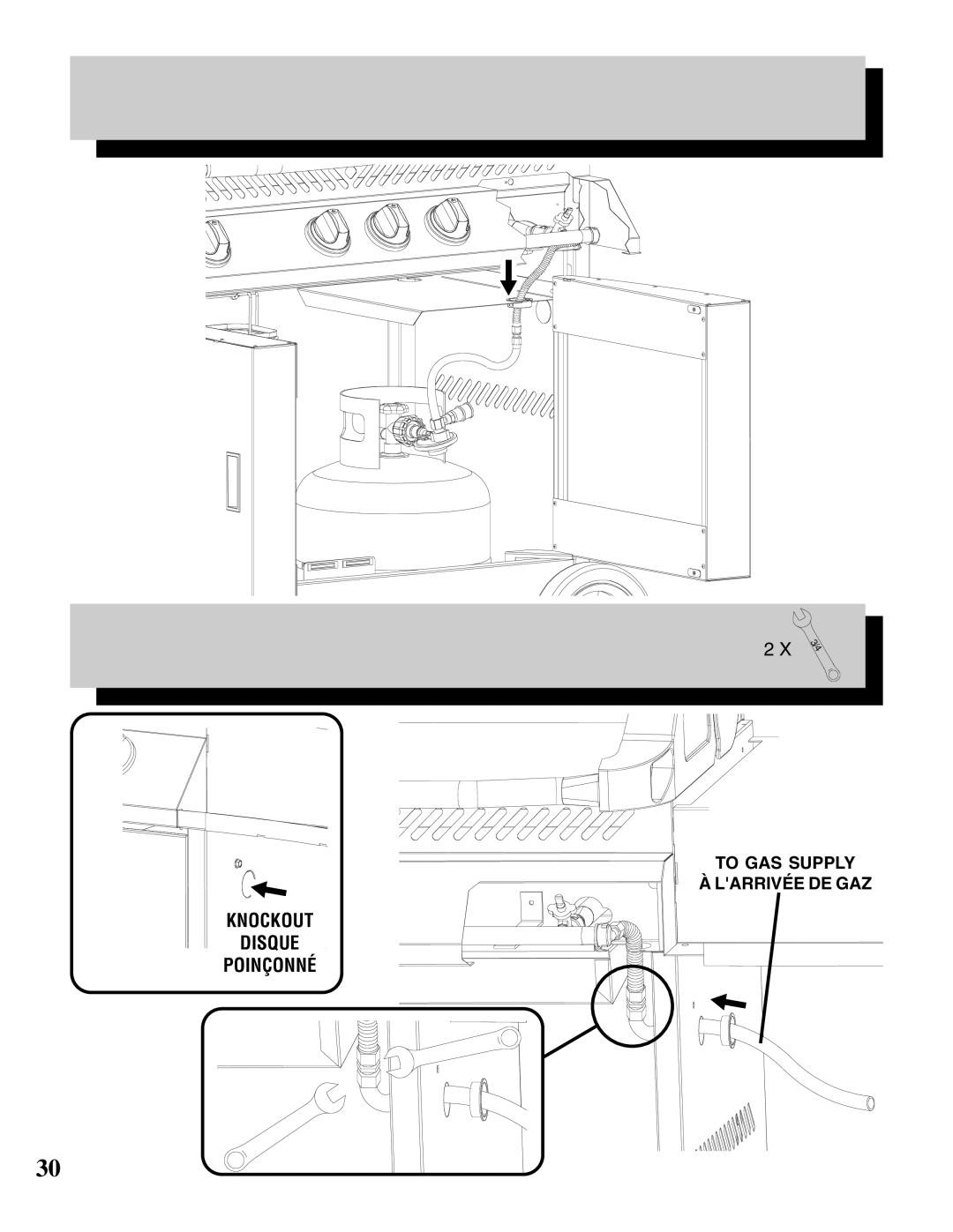 Napoleon Grills PT600RB-INFRARE manual Knockout Disque Poinçonné 