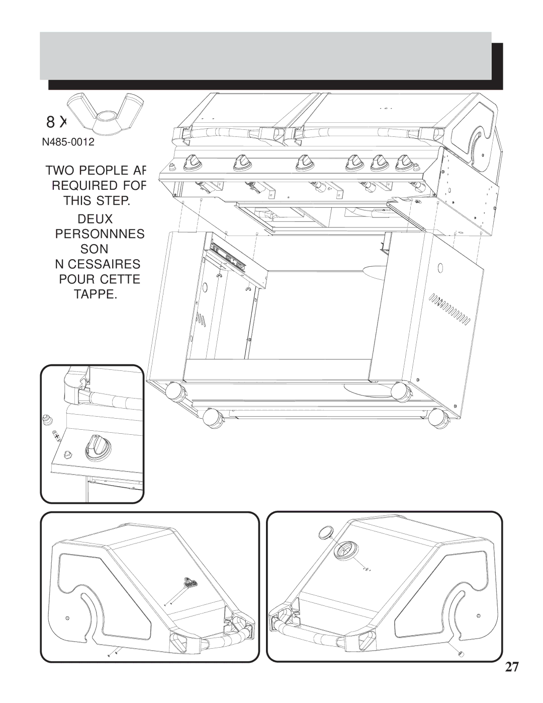 Napoleon Grills PT750RSB manual Personnnes 