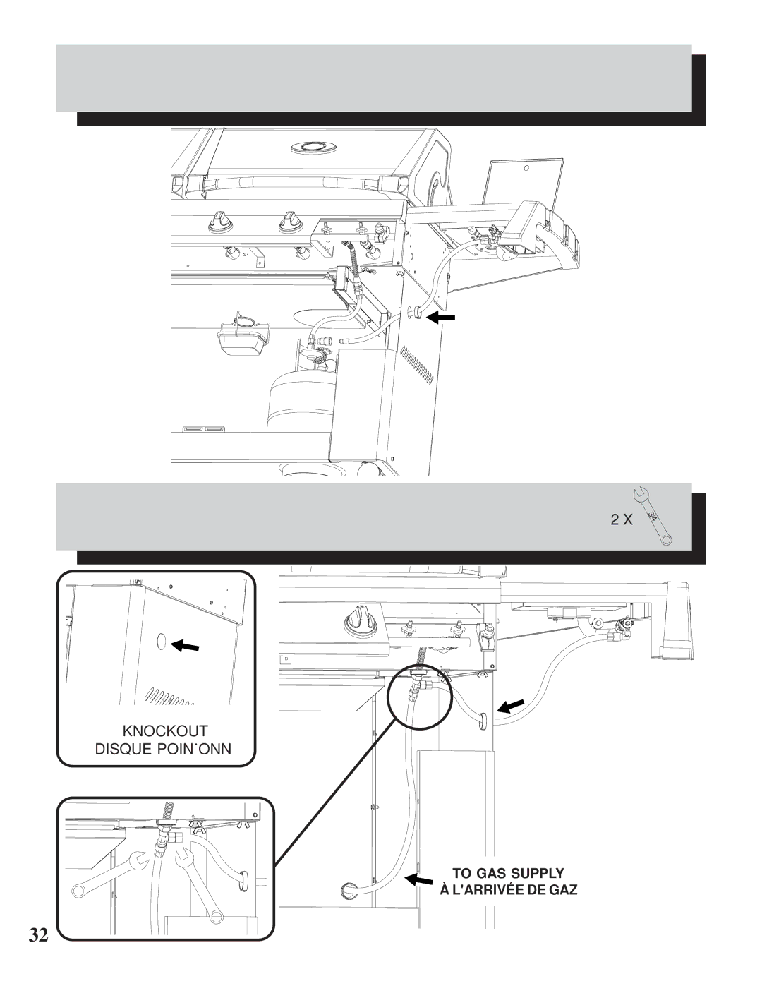 Napoleon Grills PT750RSB manual Knockout Disque Poinçonné 