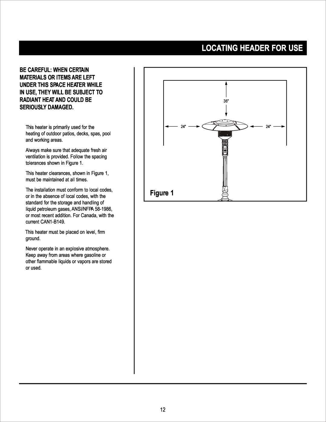 Napoleon Grills PTHC38PK manual Locating Header For Use 