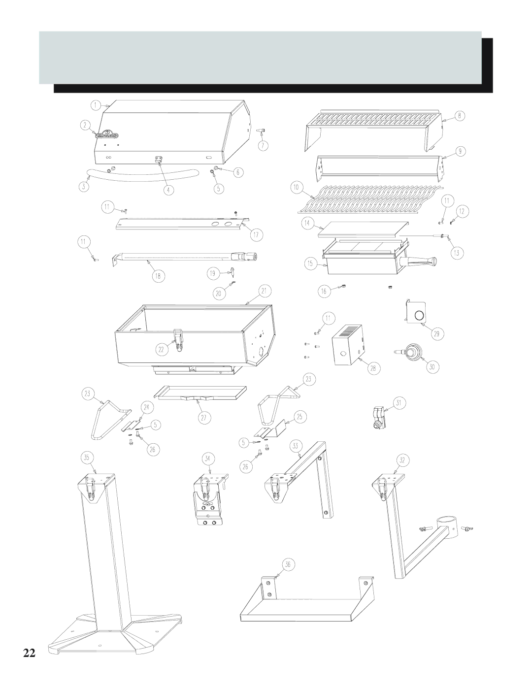 Napoleon Grills PTSS215 manual 