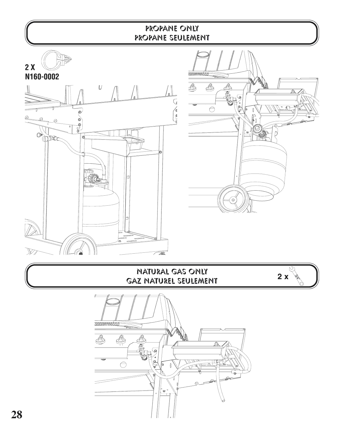 Napoleon Grills UP405 manual N160-0002 