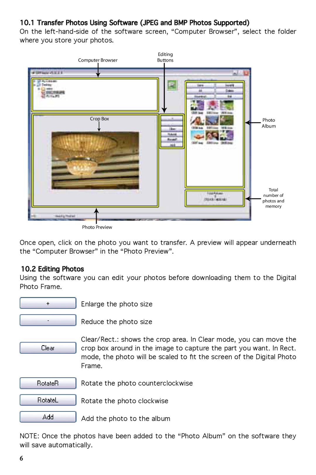 National Geographic 327nc manual Editing 