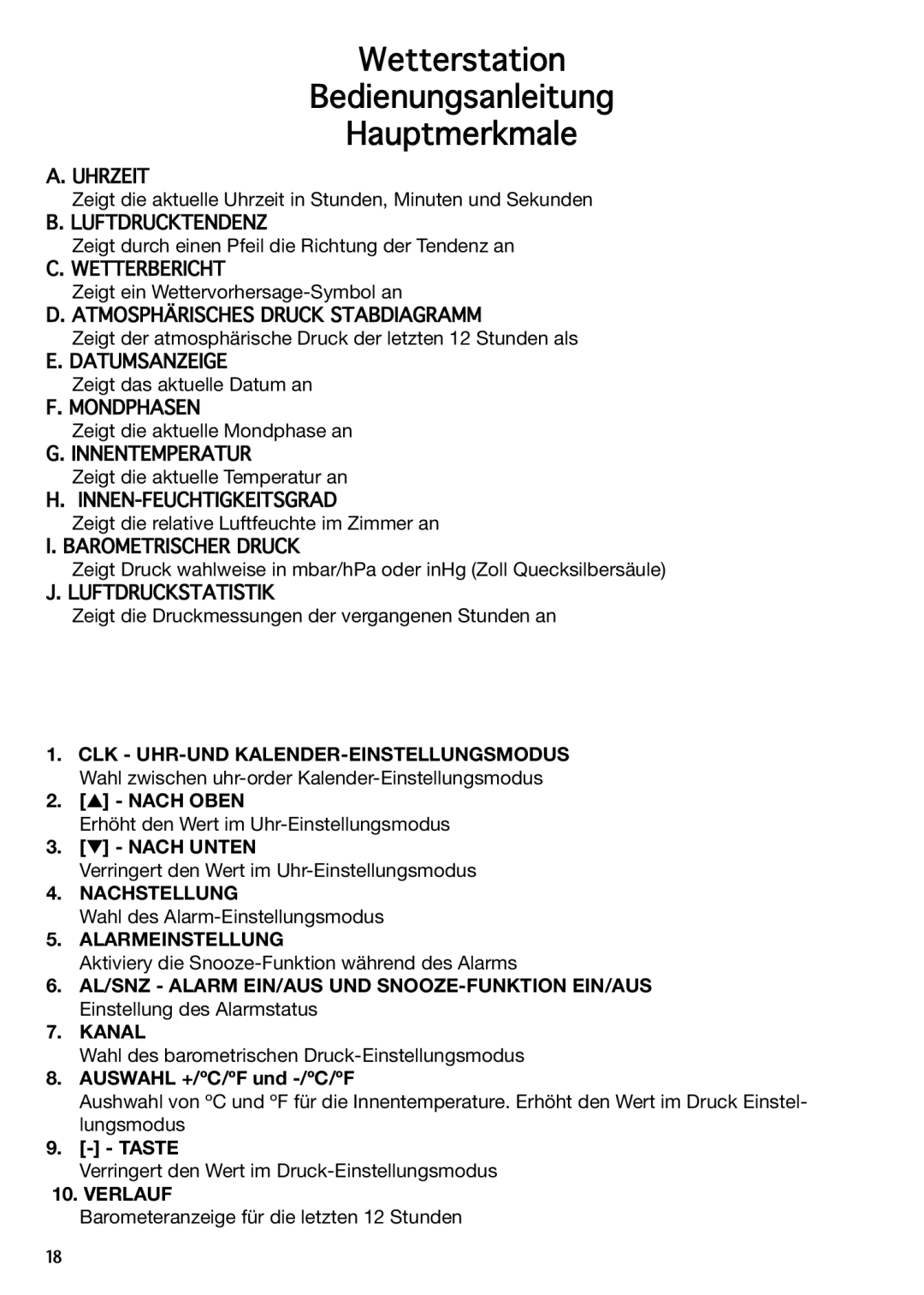 National Geographic IN102TOP Uhrzeit, Luftdrucktendenz, Wetterbericht, Atmosphärisches Druck Stabdiagramm, Datumsanzeige 