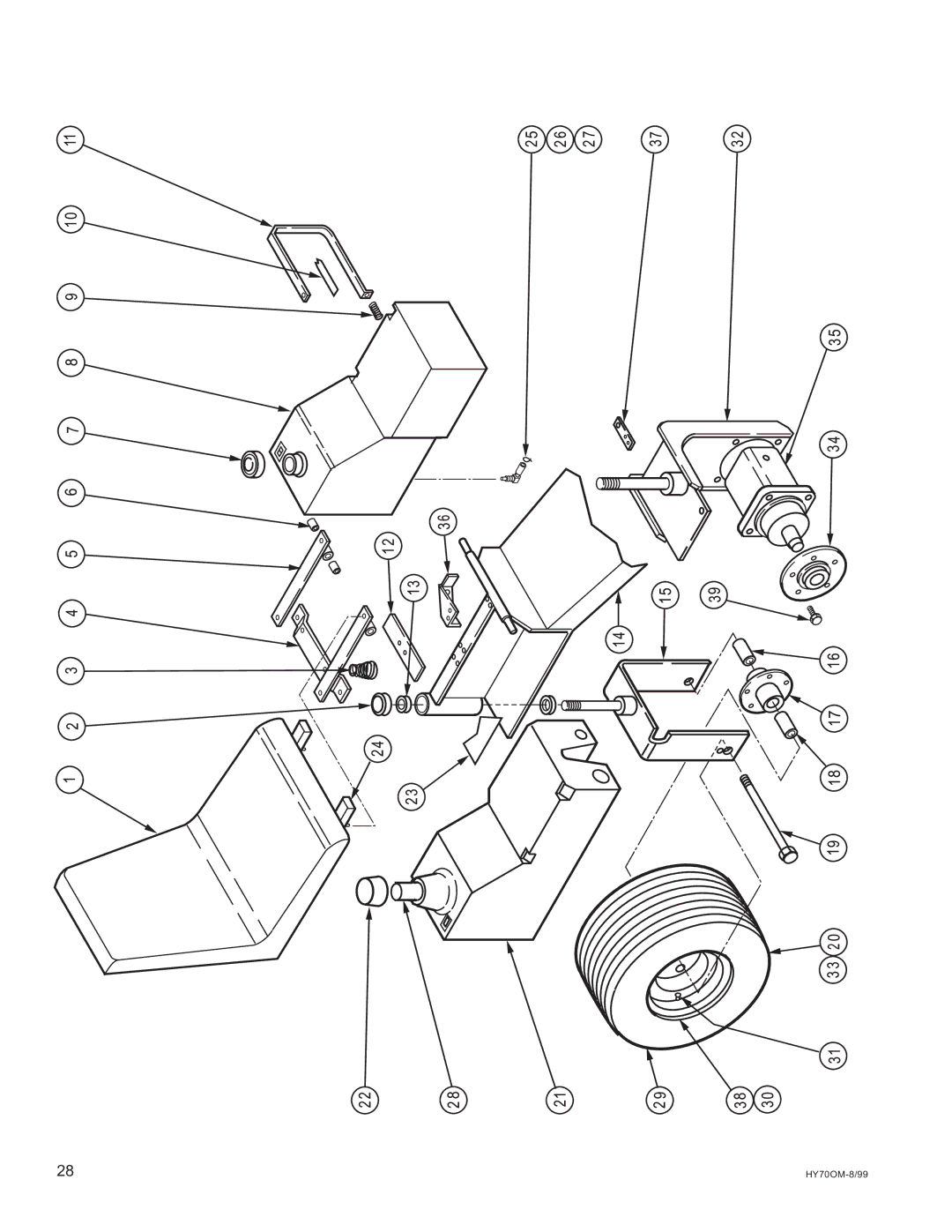 National Mower HYD70OM-8/99, HY70OM-8/992 owner manual 