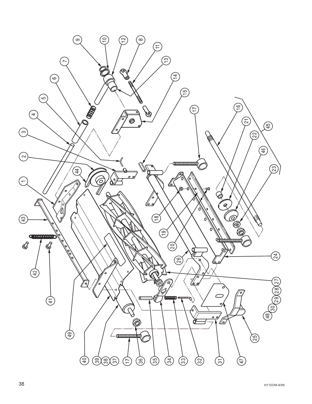 National Mower HYD70OM-8/99, HY70OM-8/992 owner manual 