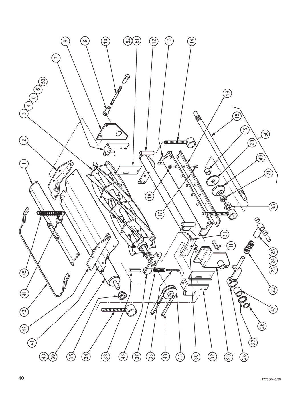 National Mower HYD70OM-8/99, HY70OM-8/992 owner manual 