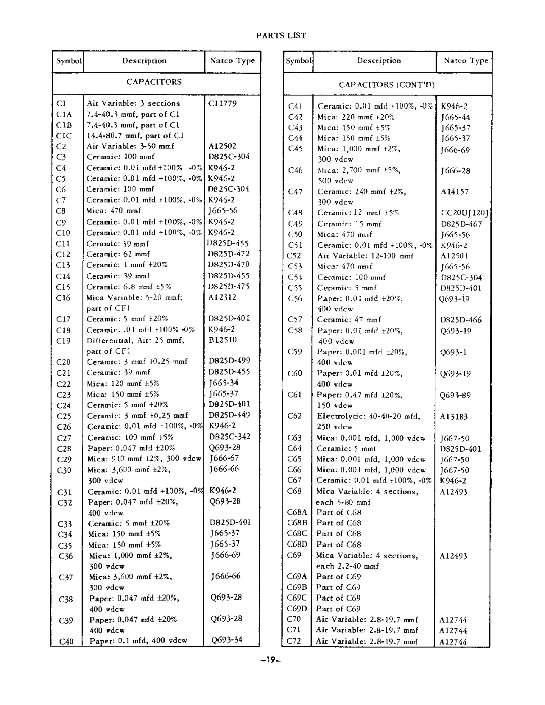 National Products NC-300 manual 