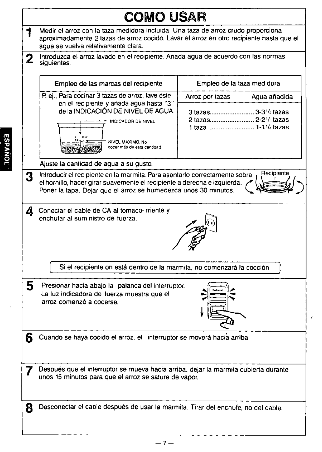 National SR-W06N manual 