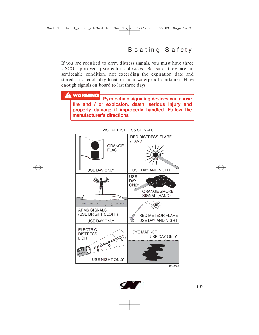 Nautique 80128, aire crossover manual KC-0082 