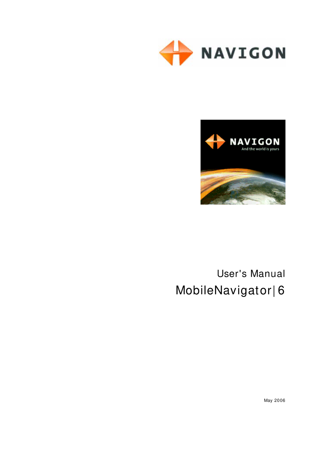 Navigon MN 6 user manual MobileNavigator6 