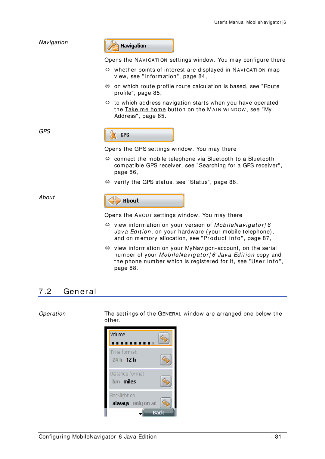 Navigon MN 6 user manual General, About 