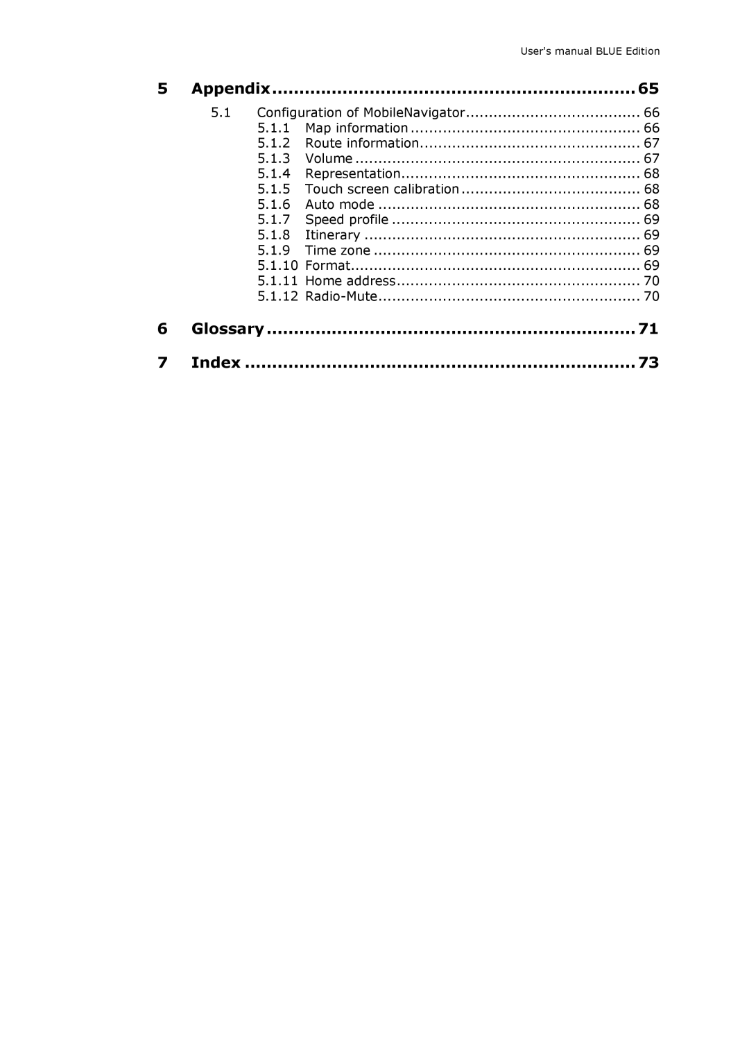 Navigon MN4 user manual Configuration of MobileNavigator 