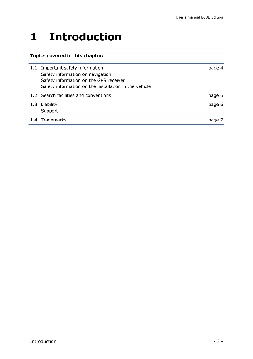 Navigon MN4 user manual Introduction, Topics covered in this chapter 