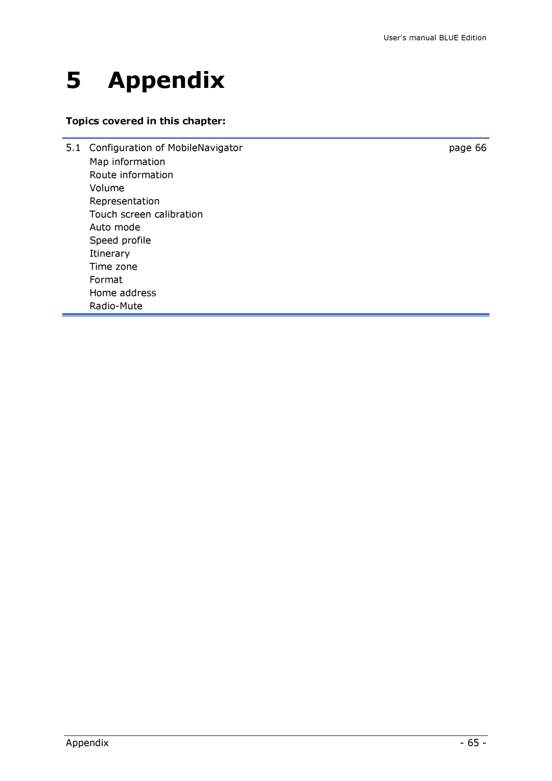 Navigon MN4 user manual Appendix 