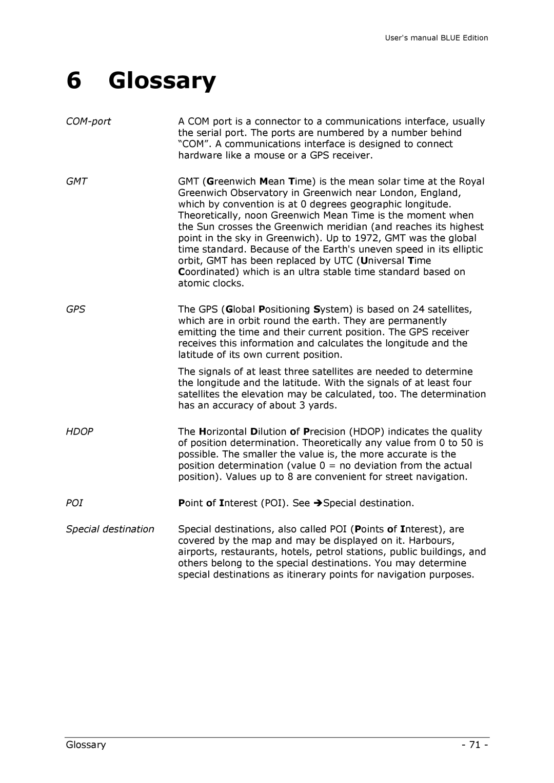 Navigon MN4 user manual GMT Greenwich Mean Time is the mean solar time at the Royal, Atomic clocks 