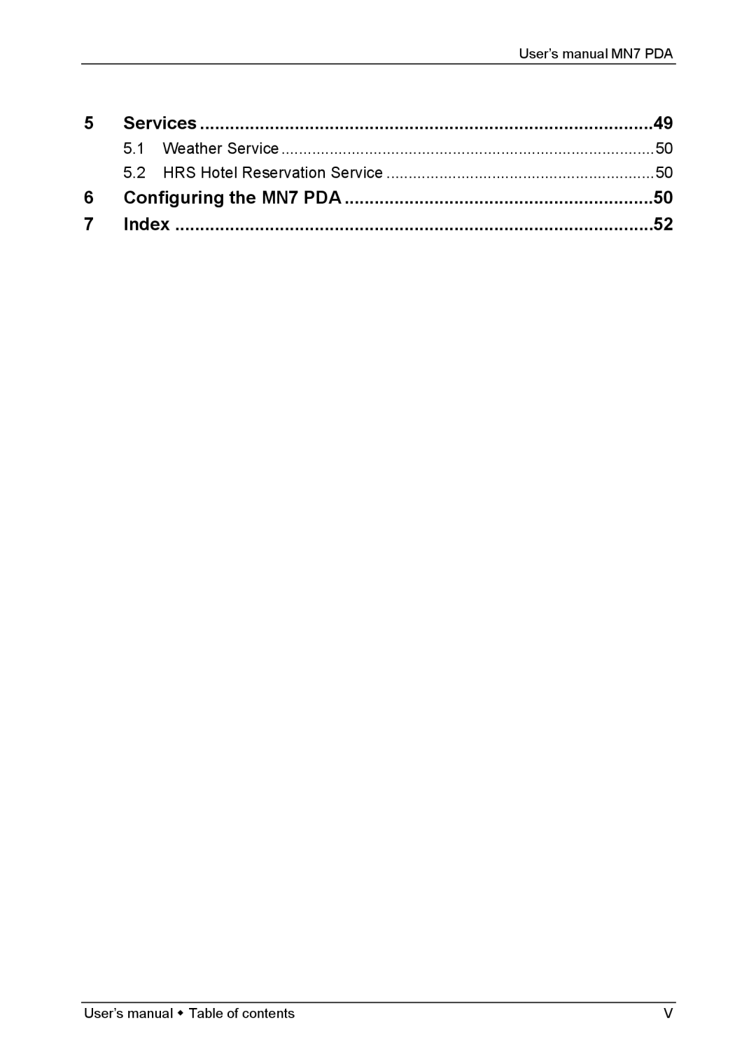 Navigon user manual User’s manual MN7 PDA 